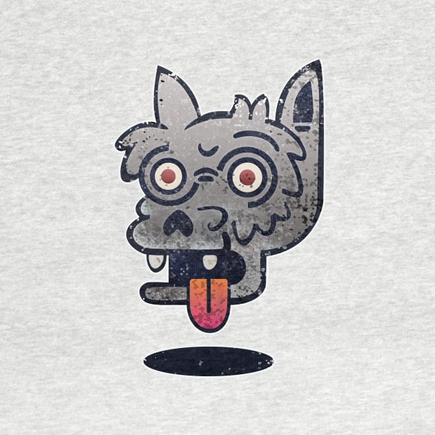 Dead Dog (Floating Head Graphic) by karlfrey